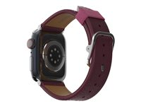 OtterBox Symmetry - Bånd for smart armbåndsur - cactus leather - revbær (rosa) - for Apple Watch SE, Series 10, Series 4, Series 5, Series 6, Series 7, Series 8, Series 9 77-96906