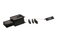 C2G Retractable HDMI Adapter Ring Mounting Box for Crestron Table Boxes - Monteringsboks for videoadaptersett - svart C2G30040
