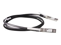 HPE X240 Direct Attach Cable - Nettverkskabel - SFP+ til SFP+ - 3 m - for HPE 59XX, 75XX, FlexFabric 12902, Modular Smart Array 1040, SimpliVity 380 Gen10, 380 Gen9 JD097C