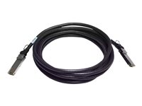 HPE X242 Direct Attach Copper Cable - Nettverkskabel - QSFP+ til QSFP+ - 5 m - for HPE Aruba 2930M 24, 8325-32C, 8325-48Y8C; CX 10000, 8360-12C V2, 8360-16Y2C V2 JH236A