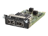 HPE Aruba - Utvidelsesmodul - 40 Gigabit QSFP+ x 2 - for HPE Aruba 3810M 16SFP+ 2-slot Switch JL079A