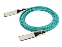 HPE Aruba - 100GBase-AOC direkte tilkoblingskabel - QSFP28 (hann) til QSFP28 (hann) - 2 m - fiberoptisk - aktiv - for HPE Aruba 8325; CX 8360 JL856A