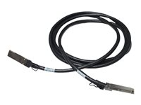 HPE X241 Direct Attach Copper Cable - InfiniBand-kabel - QSFP til QSFP - 3 m - for HPE SN2100M 100, SN2410M 25, Apollo 4200, 4200 Gen10, Edgeline e920, ProLiant e910t 2U JG327A