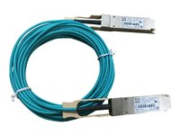 HPE X2A0 - Nettverkskabel - QSFP+ til QSFP+ - 7 m - fiberoptisk - aktiv - for FlexFabric 12900E, 12900E 36-Port, 12902E JL287A