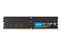 Crucial - DDR5 - modul - 32 GB - DIMM 288-pin - 3200 MHz / PC5-51200 - CL52 - 1.1 V - klokkete ubufferte - on-die ECC - svart CT32G64C52CU5