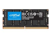 Crucial - DDR5 - modul - 16 GB - SO DIMM 262-pin - 3200 MHz / PC5-51200 - CL52 - 1.1 V - klokket - on-die ECC CT16G64C52CS5
