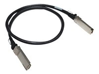 HPE Aruba - Direktekoblet 1000Base-kabel - QSFP28 til QSFP28 - 1 m - for HPE Aruba 8325-32C, 8325-48Y8C R0Z25A
