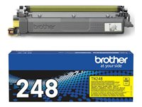 Brother TN248Y - Gul - original - boks - tonerpatron - for Brother DCP-L3515, L3520, L3555, L3560, HL-L3220, L3240, MFC-L3740, L3760, L8340, L8390 TN248Y