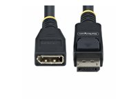 StarTech.com 10ft (3m) DisplayPort 1.4 Extension Cable, DP 1.4, 8K 60Hz - DisplayPort-forlengelseskabel - DisplayPort (hann) til DisplayPort (hunn) - DisplayPort 1.4 - 3 m - 8K-støtte, toretnings, halogenfri, passiv - svart 10F-DP14-EXTEND-CBL
