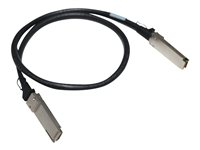 HPE X240 Direct Attach Cable - Nettverkskabel - QSFP+ til QSFP+ - 1 m - for HPE SN2100M 100, SN2410M 25, Apollo 4200, 4200 Gen10, Edgeline e920, ProLiant e910t 2U JG326A