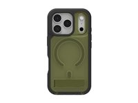 ZAGG Rainier Snap - Baksidedeksel for mobiltelefon - robust - stativ + kamerakontrollknapp - MagSafe-samsvar - grafen - sjøtang - for Apple iPhone 17 Pro Max 702320848
