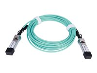 HPE - 25GBase-AOC direkte tilkoblingskabel - SFP28 (hann) til SFP28 (hann) - 7 m - fiberoptisk - for FlexFabric 12908E 5.0Tbps, 12916E 10, 5945 2-slot, 59XX 32QSFP28, 59XX 4-slot JL297A