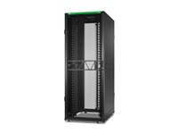 APC NetShelter SX - Rack skap - 1991 H x 750W x 1070D mm, med sider - står på gulv - svart - 42U - 19" - TAA-samsvar AR3140B2